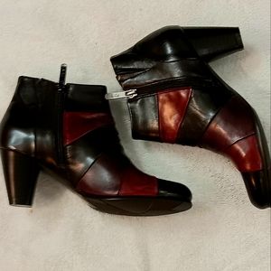 NEW IN BOX Regarde Le Ciel Leather Ankle Boots Size 37/6.5-7